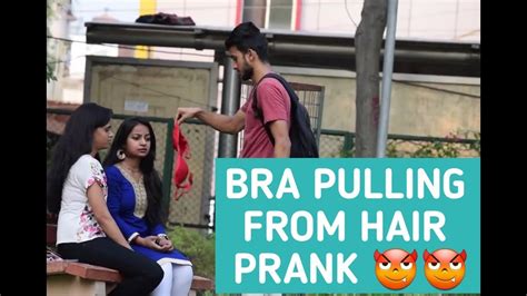 Pulling Bra From Hair Prank Avrpranktv Pranks In India Video Dailymotion