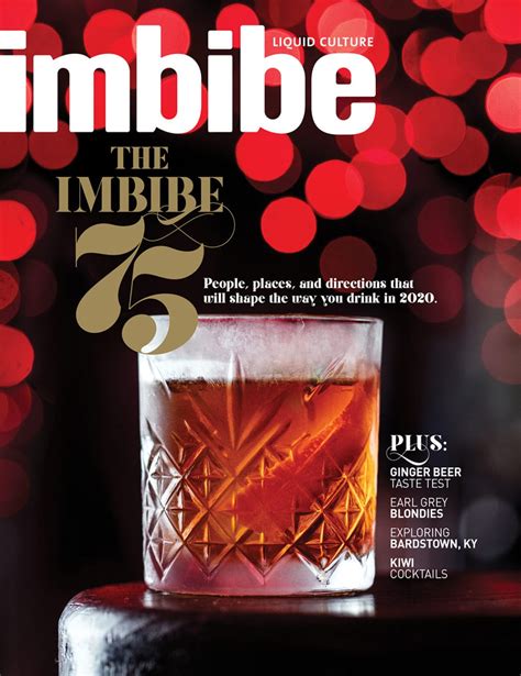 Welcome to the 2020 Imbibe 75 Issue! - Imbibe Magazine