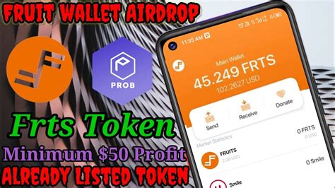 Claim 50 New Airdrop Instant Withdraw Fruit Wallet Airdrop Frts