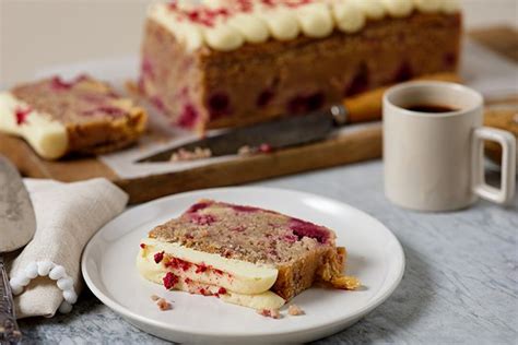 Raspberry Ripple Loaf Cake For Cafés And Coffee Shops