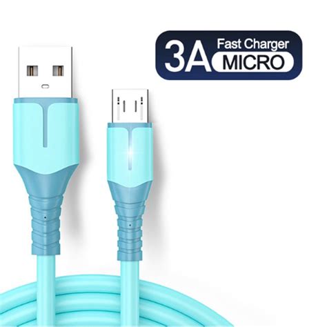 Micro Usb Cable Fast Charge Data Cable For Samsung Xiaomi Android