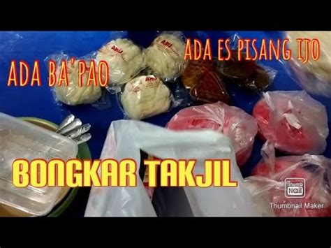 Bongkar Jajanan Ll Takjil Buka Puasa YouTube