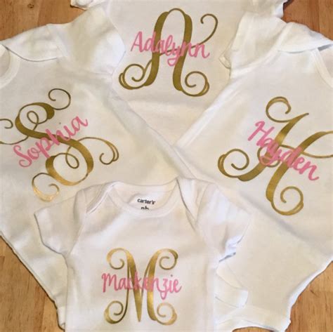 Baby Girl Clothes Monogrammed Baby Girl By Sassygirlsdesign