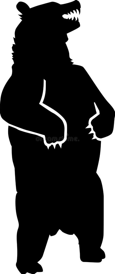 Standing Bear Silhouette Stock Illustrations – 2,199 Standing Bear ...