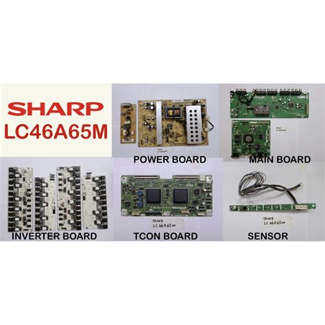 SHARP LCD TV LC 46A65M 46A65M Power Board DPS 304BP 2 DC 2541 2A Main