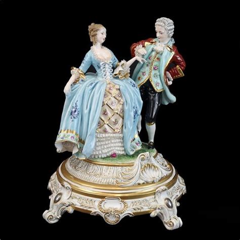 Karl Richard Klemm Hand Painted Porcelain Figural Mutualart