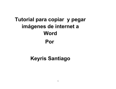 Tutorial De Copiar Y Pegar Imagenes En Word Ppt