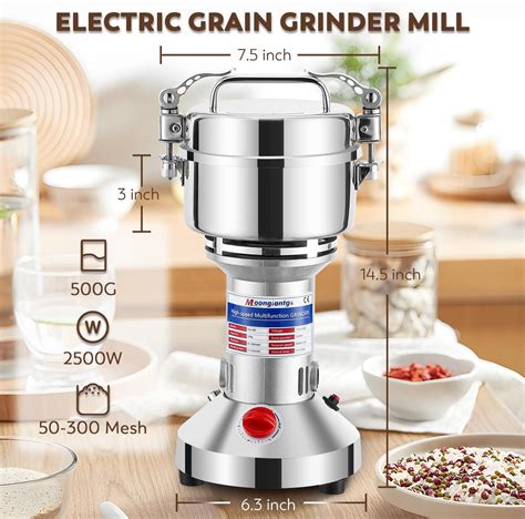 Moongiantgo G Electric Grain Spice Grinder Australia Ubuy