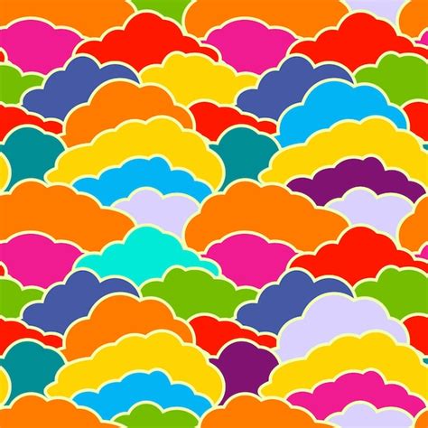 Nubes Abstractas Vector Premium