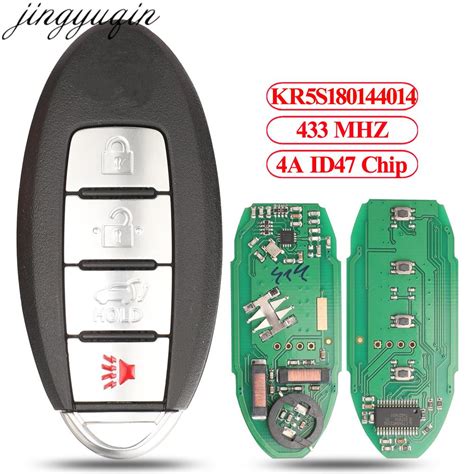 Jingyuqin Button Remote Car Key Alarm Mhz A Id Chip For