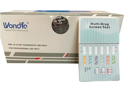 Wondfo Panel Multi Drug Urine Test Kit Packaging Type Box At