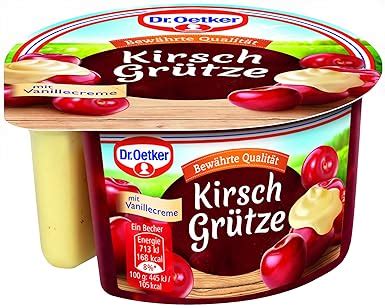 Dr Oetker Kirsch Gr Tze Mit Vanillecreme G Amazon De