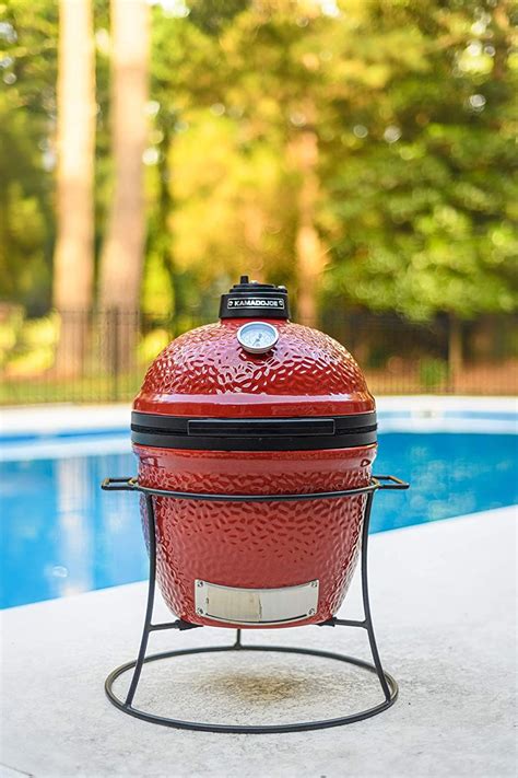 Kamado Joe Kj Rh Joe Jr Charcoal Grill Blaze Red Kamado Joe Offset