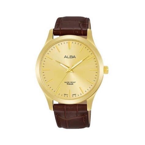 Jual Jam Tangan Alba Prestige Pria Original Brown Leather Arsz