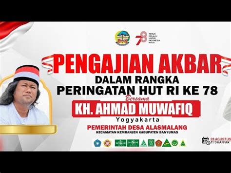 Live Pengajian Akbar Gus Muwafiq Di Lapangan Desa Alasmalang YouTube