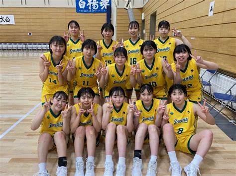 【女子バスケットボール部】全道高校新人大会結果報告 白樺学園