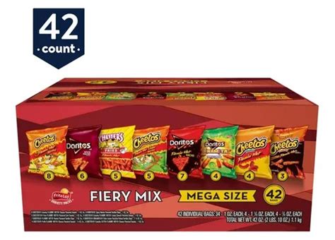 Papitas Americanas Frito lay Flamin Hot Caja Con 42 Pz Meses sin interés