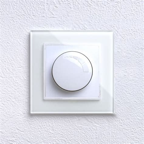 ABELKA NUOVO Glas weiss 1x Dimmer Dimmer 4 300 Watt weiß für LED