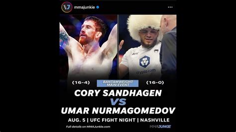 Cory Sandhagen Vs Umar Nurmagomedov UFC Fight Night Highlights