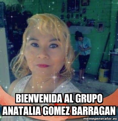 Meme Personalizado Bienvenida Al Grupo Anatalia Gomez Barragan