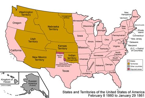 Map Of Usa In 1860 Kaleb Watson