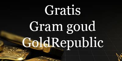 Gratis Gram Goud Bij GoldRepublic Duppies Nl