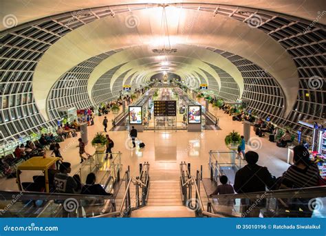 The Main Concourse Of Suvarnabhumi Airport Editorial Photo Image Of