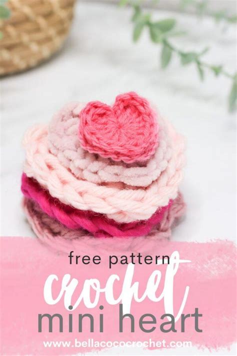 Learn To Make A Crochet Mini Heart Bella Coco Crochet