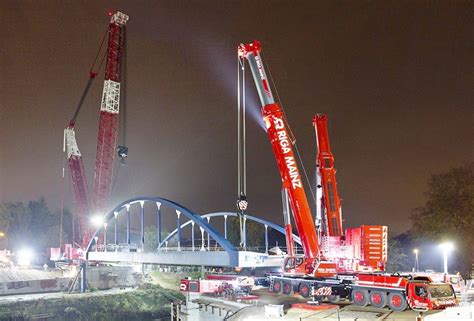 Kranbild Riga Mainz Liebherr Ltm Autokran Portal Autokran