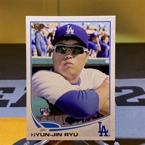 2013 Topps 661b Hyun Jin Ryu Dodgers NM MT SP Short Print EBay