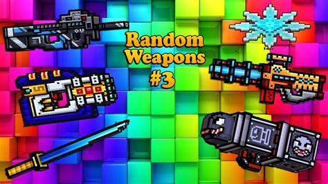 Pixel Gun 3d Random Weapons 3 [clan Siege Battle] Youtube