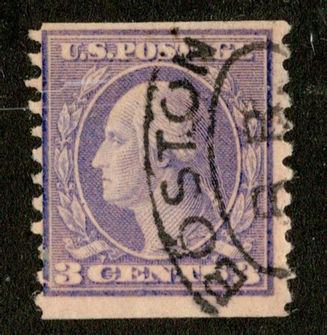 OAS CNY 6585 SCOTT 456 1916 3c Washington Violet Perf 10 Type I CV