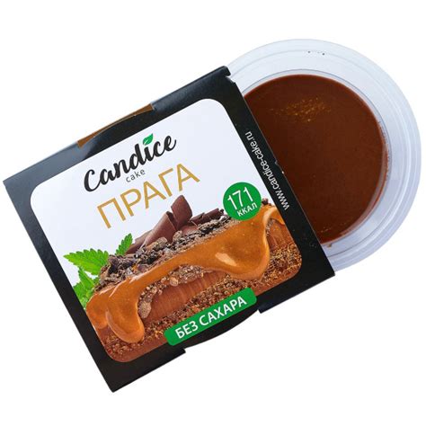 Десерт "Прага" низкокалорийное пирожное замороженное без сахара Candice ...