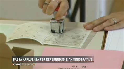 Bassa Affluenza Per Referendum E Amministrative Controcorrente Video