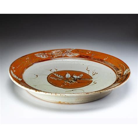 A DAVID WALTERS LARGE STONEWARE CHARGER