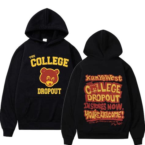 Kanye College Dropout Hoodie Etsy