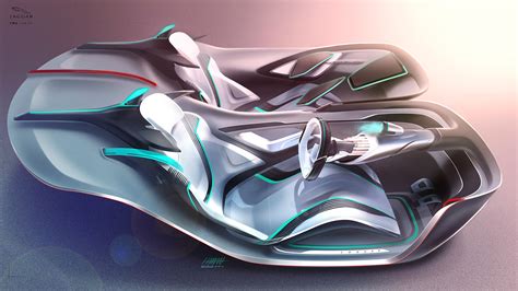 Jaguar "Two Can Do" Vision GT interior :: Behance