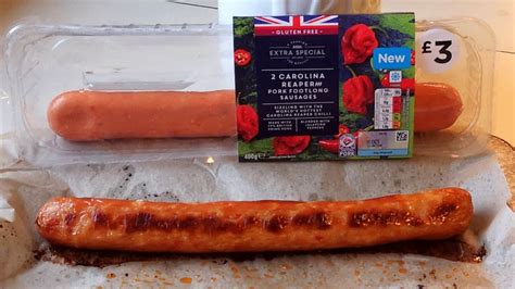 Extra Special 2 Carolina Reaper Pork Footlong Sausages New ASDA