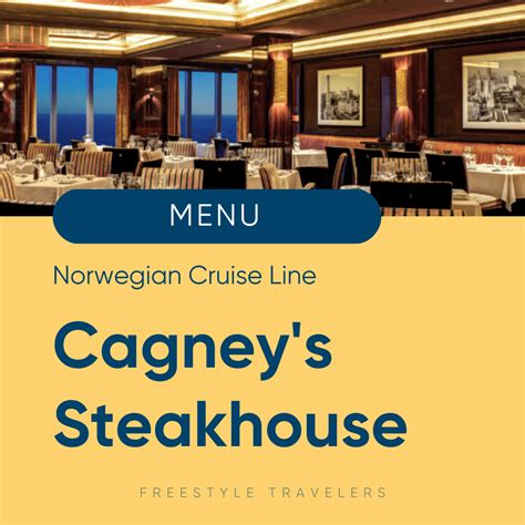 Updated NEW - Norwegian Cruise Line Menus with Prices & PDF — Freestyle ...