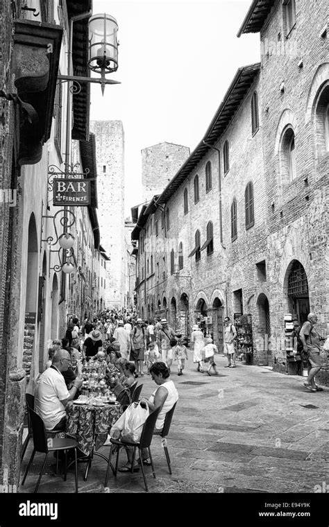 View Of San Gimignano Italy Stock Photo Alamy