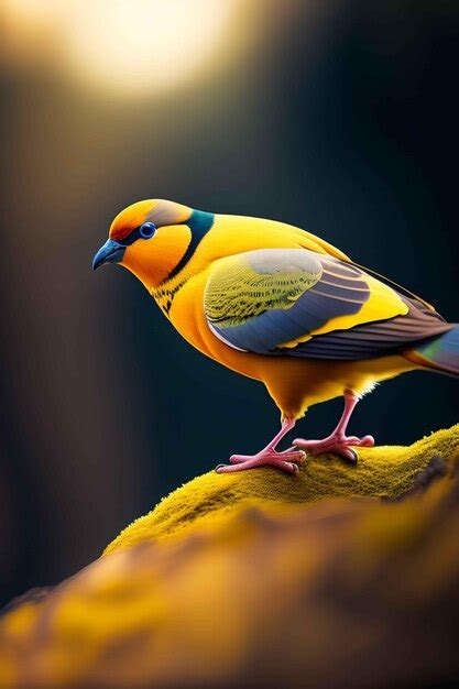 Premium AI Image Photograph Of Dream Wild Life Bird In The Forest