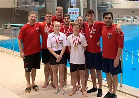 Österreichischer Schwimmverband Wieder Gold dreimal Silber und noch