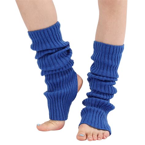 Long Leg Warmer Womens Men S Party Ribbed Knit Dance Sports Leg