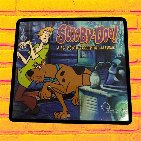 2000 Scooby Doo Calender Scooby Doo Collectible Hanna Etsy Uk