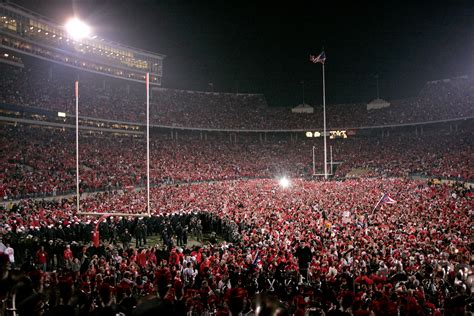 Ohio State Fans Rush The Field After Their 2006 Win Over Etsy