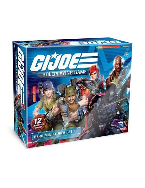 Gi Joe Rpg Hero Miniatures Set 1