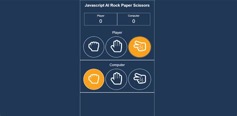 Github Ozboware Javascript Ai Rock Paper Scissors A Rock Paper