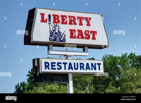 Liberty East Restaurant in Charlotte NC Stock Photo - Alamy