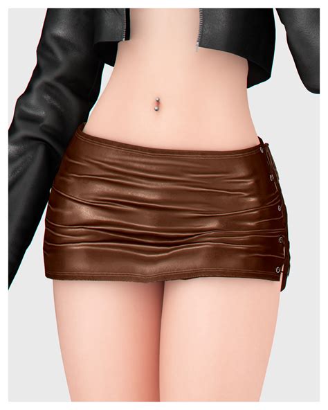 Download Yuna Leather Skirt The Sims 4 Mods Curseforge