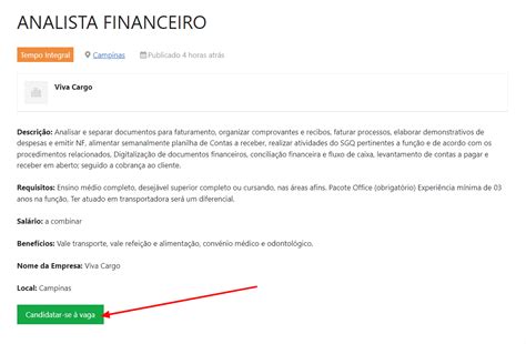 Como Se Candidatar A Uma Vaga De Emprego Empregos Aqui